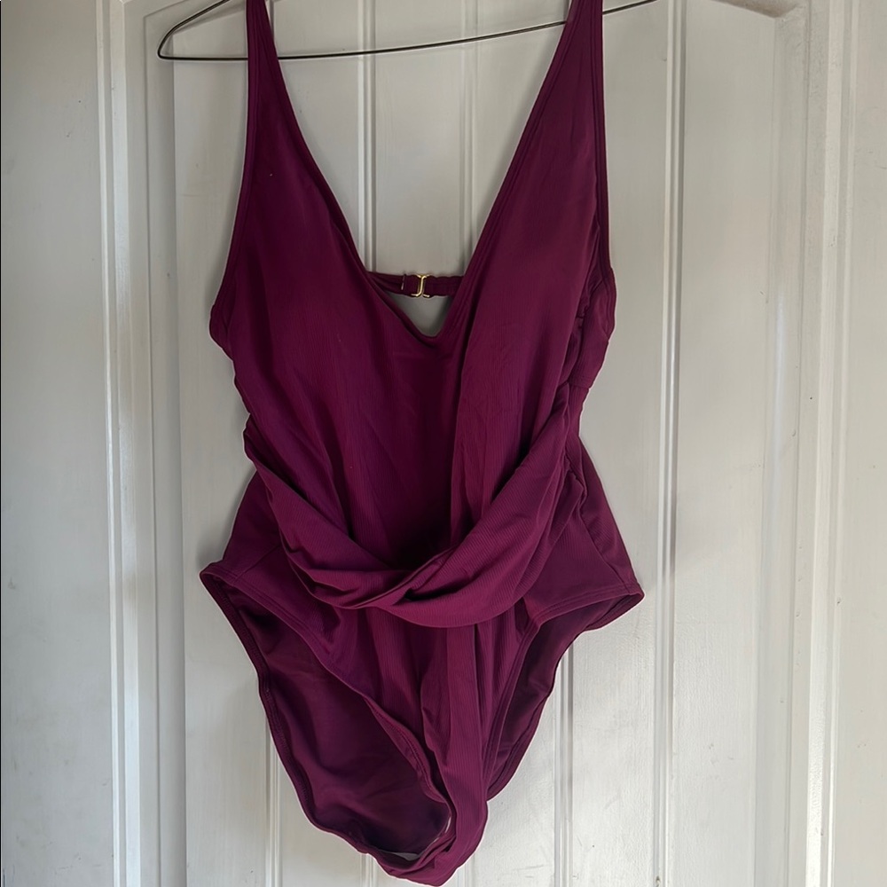 Elegant Plum Women's Bathing Suit